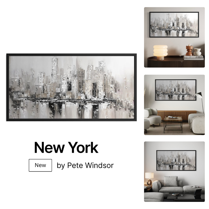 Framed Canvas - New York