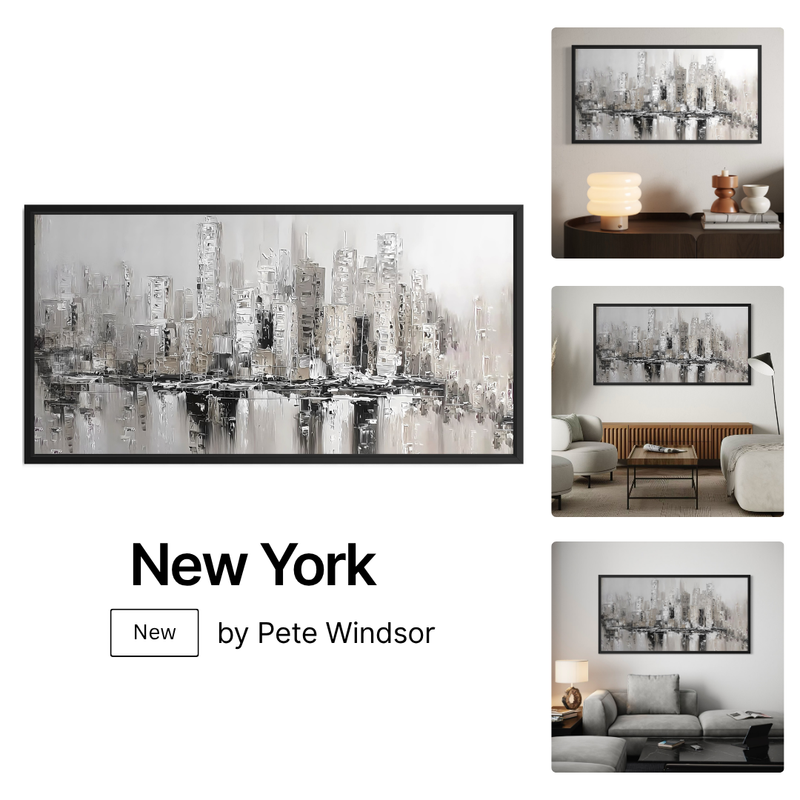 Framed Canvas - New York