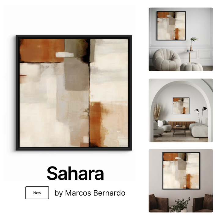 Framed Canvas - Sahara