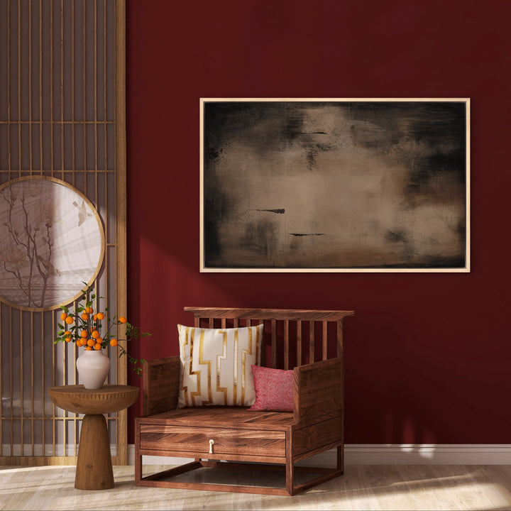 Framed Canvas - Charcoal Nights