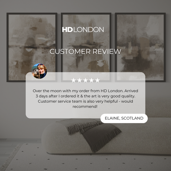 Abstract Art set of 3 prints - Portofino