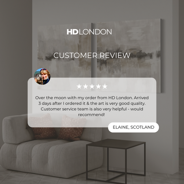 Abstract Canvas Set of 2 - Stone Horizon