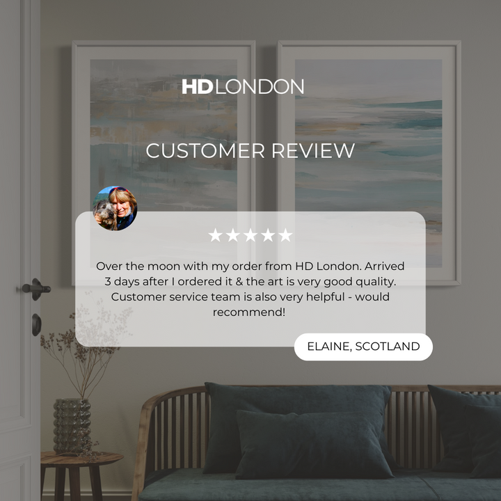 Set of 2 Framed Canvas - Calm Ocean