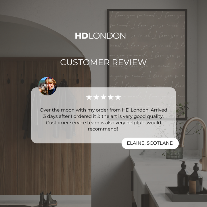 Framed Canvas - I Love You So Much