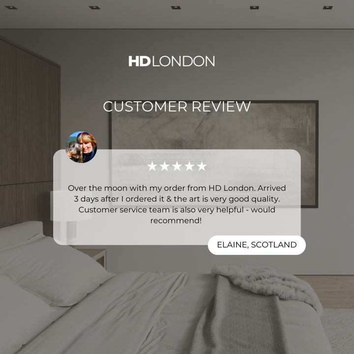 Framed Canvas - Grey Mirage