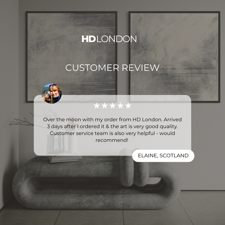 Framed Canvas Set of 2 - Silver Horizon