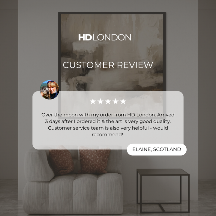 Framed Canvas - Santorini