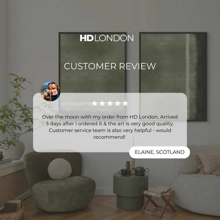 Framed Canvas Set of 2 - Tuscany Green