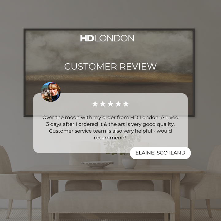 Framed Canvas - Golden Expanse