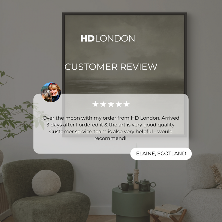 Framed Canvas - Misty Shore