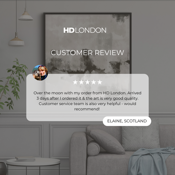 Framed Canvas - Whisper Grey 1