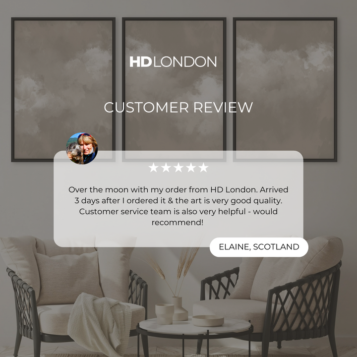 Set of 3 Framed Canvas - Clouds