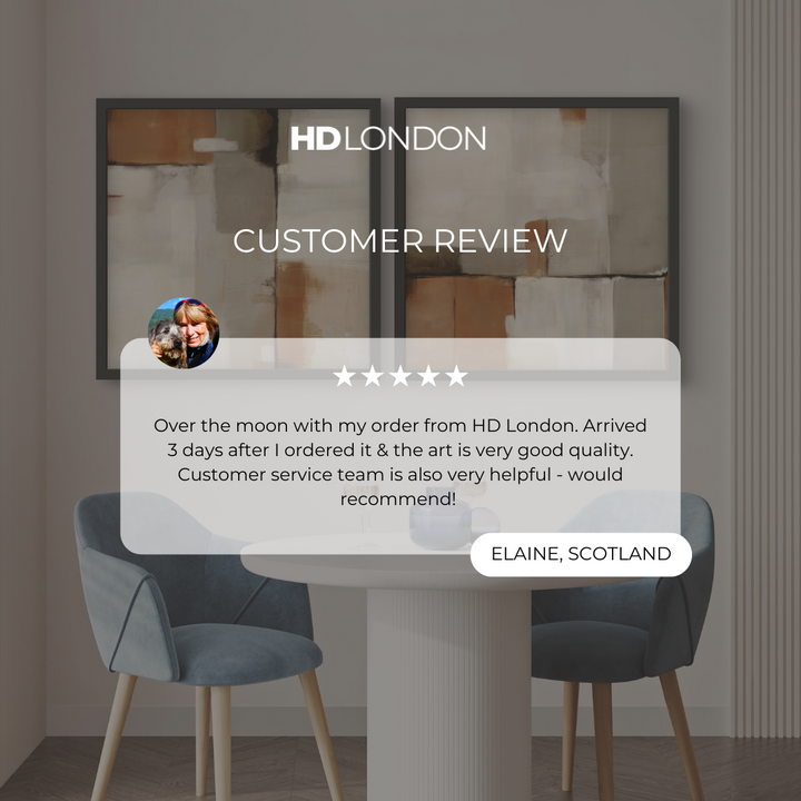 Abstract Art set of 2 prints - Sahara