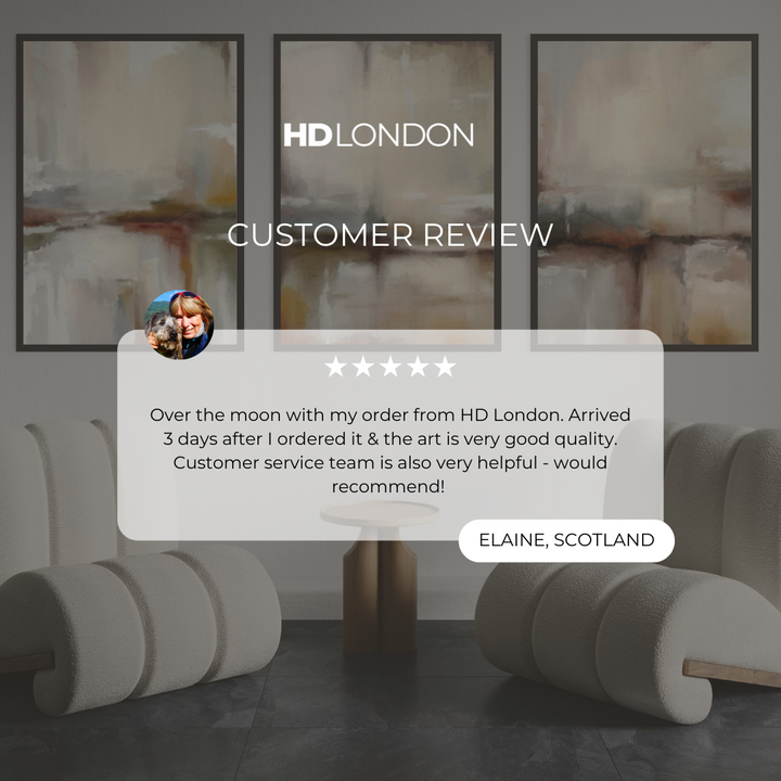 Set of 3 Framed Canvas - Amber Fall