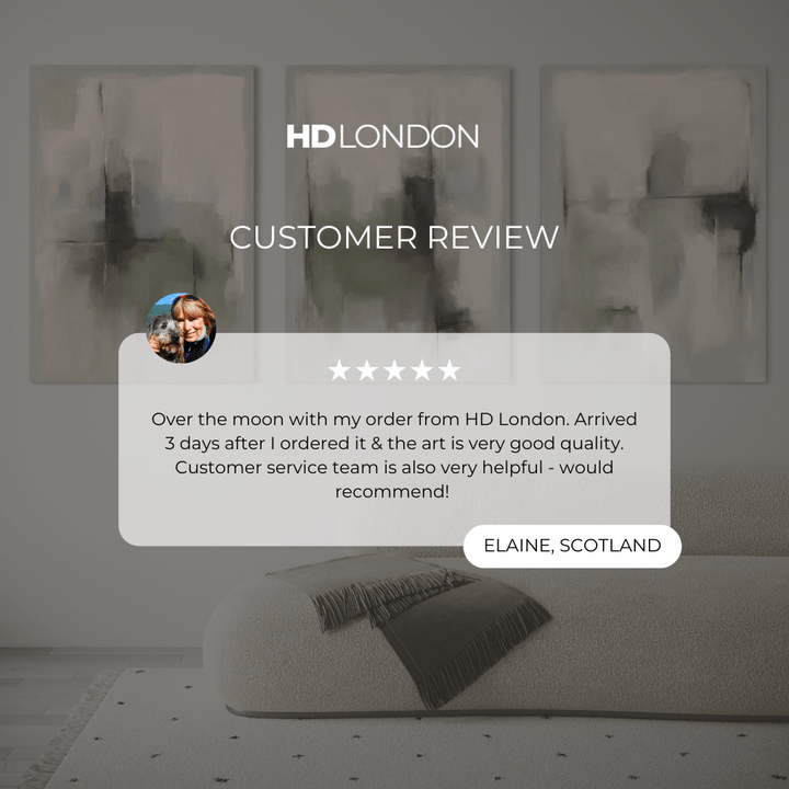 Abstract Canvas Set of 3 - Tuscany Green