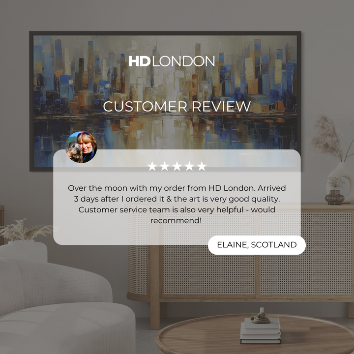 Framed Canvas - Manhattan Mist