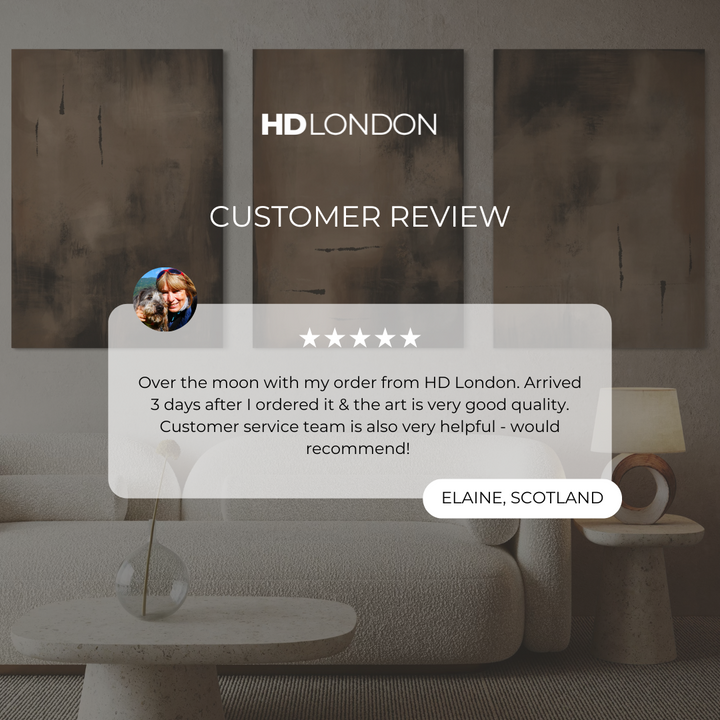 Abstract Canvas Set of 3 - Charcoal Nights