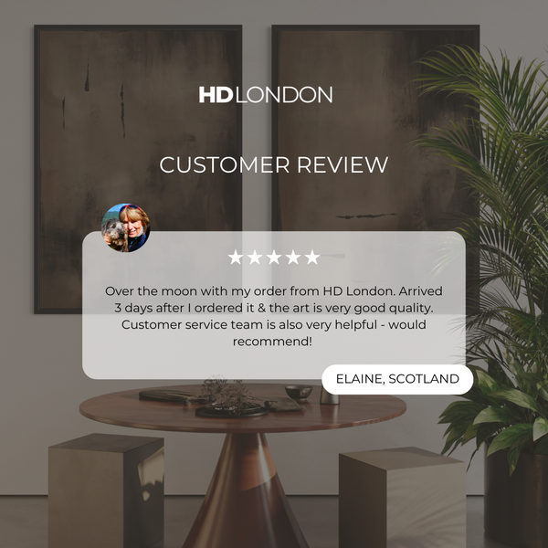 Framed Canvas Set of 2 - Charcoal Nights