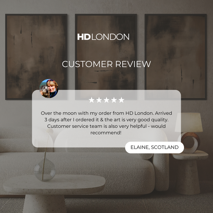 Set of 3 Framed Canvas - Neutral Line