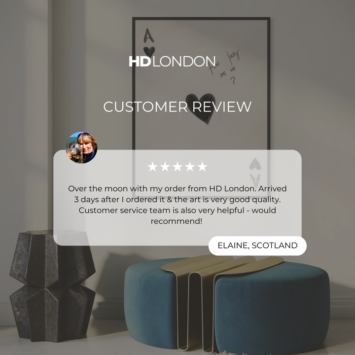 Framed Canvas - How Lucky Are We