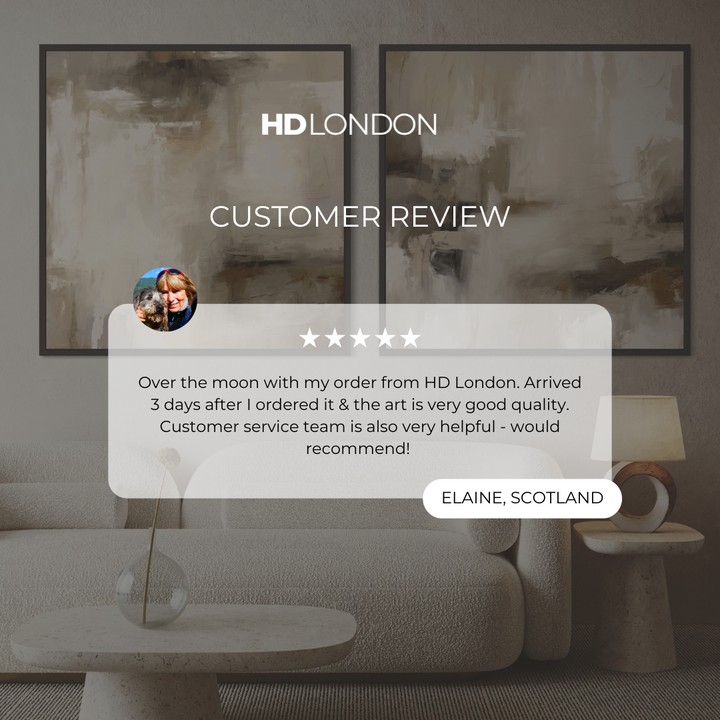 Framed Canvas Set of 2 - Santorini