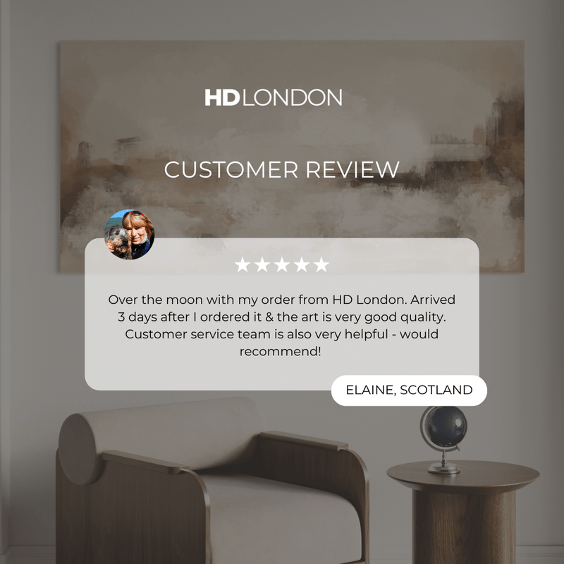 Abstract Canvas - Seville Red