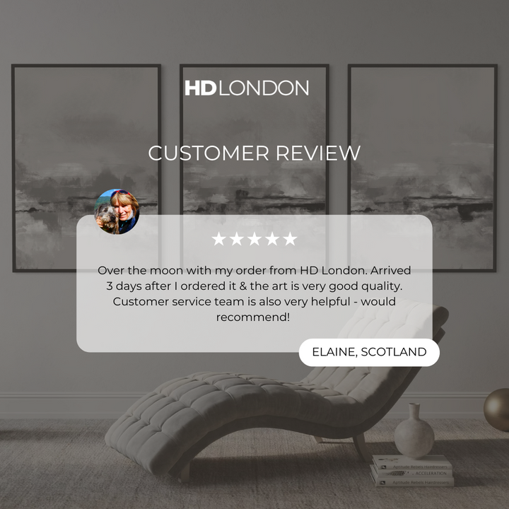 Set of 3 Framed Canvas - Grey Rome