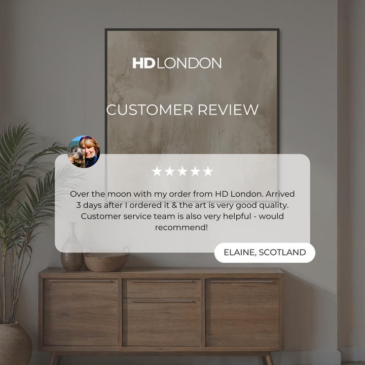 Framed Canvas - Champagne Mist