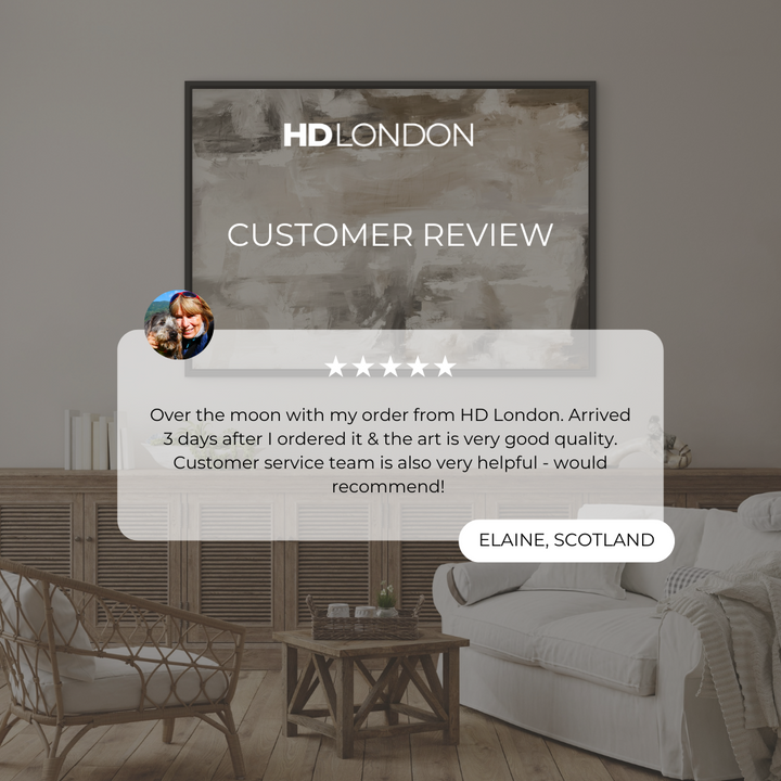 Framed Canvas - Santorini