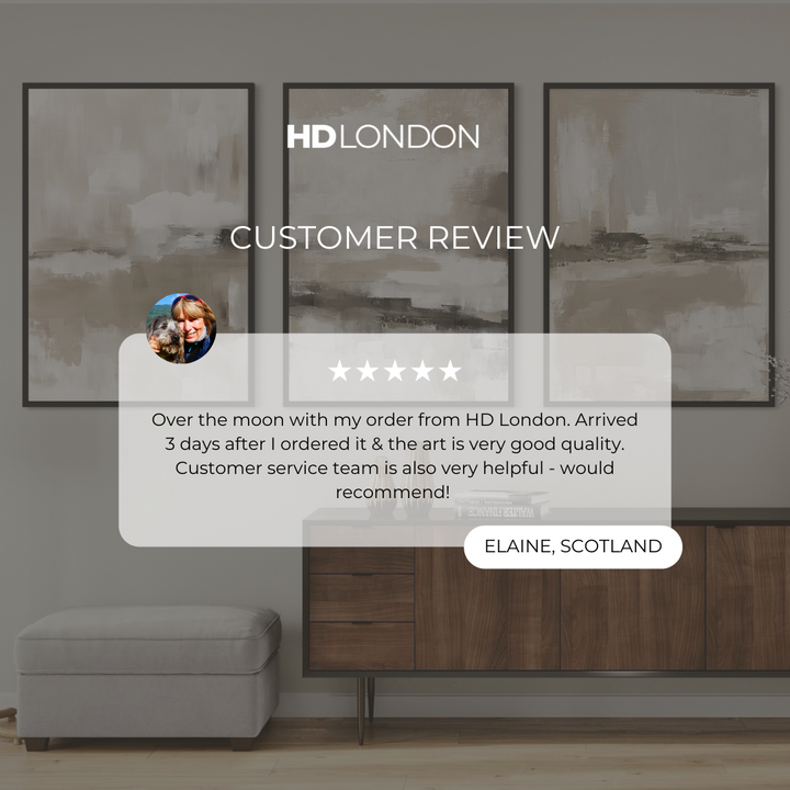 Set of 3 Framed Canvas - Stone Horizon