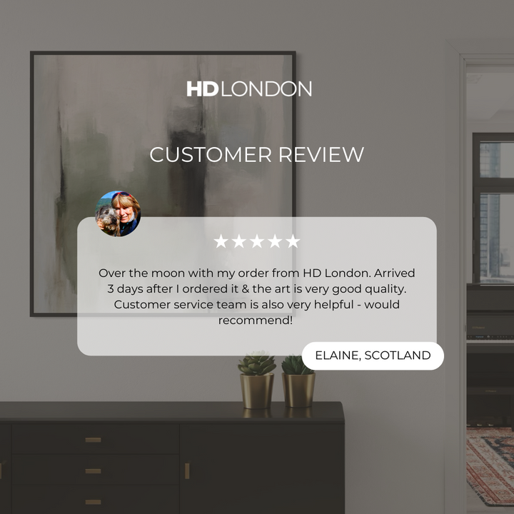 Framed Canvas - Tuscany Green