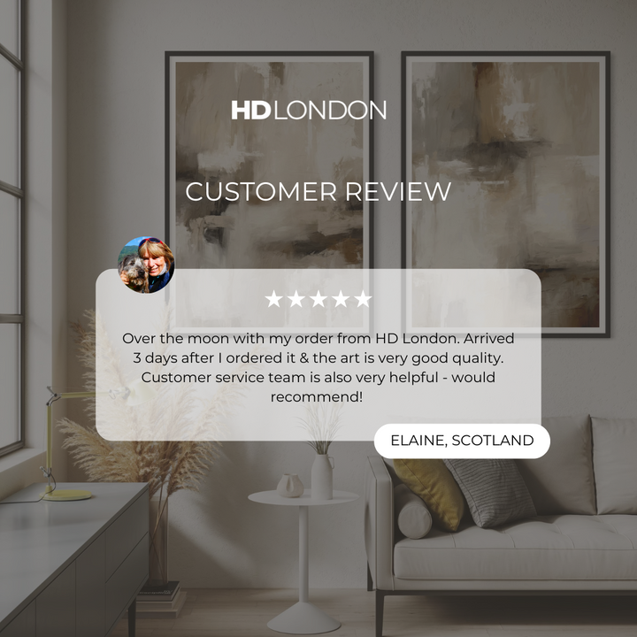 Abstract Art Set of 2 Prints - Santorini