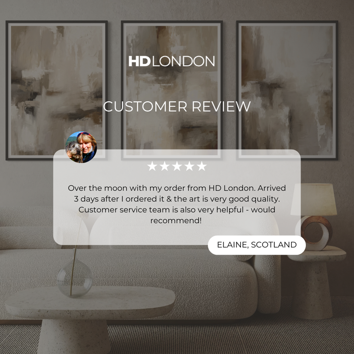 Abstract Art set of 3 prints - Santorini