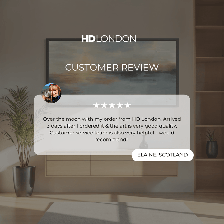 Framed Canvas - Tulum Blue