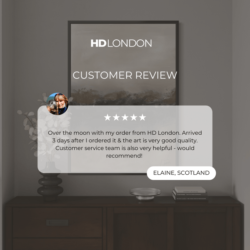 Framed Canvas - Mocha Dusk