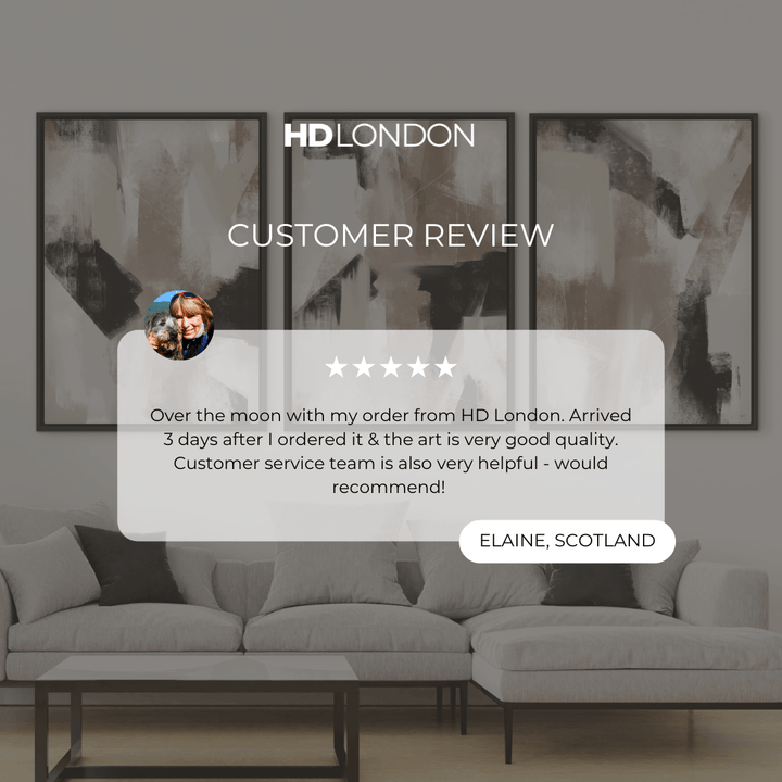 Set of 3 Framed Canvas - Soho Triptych