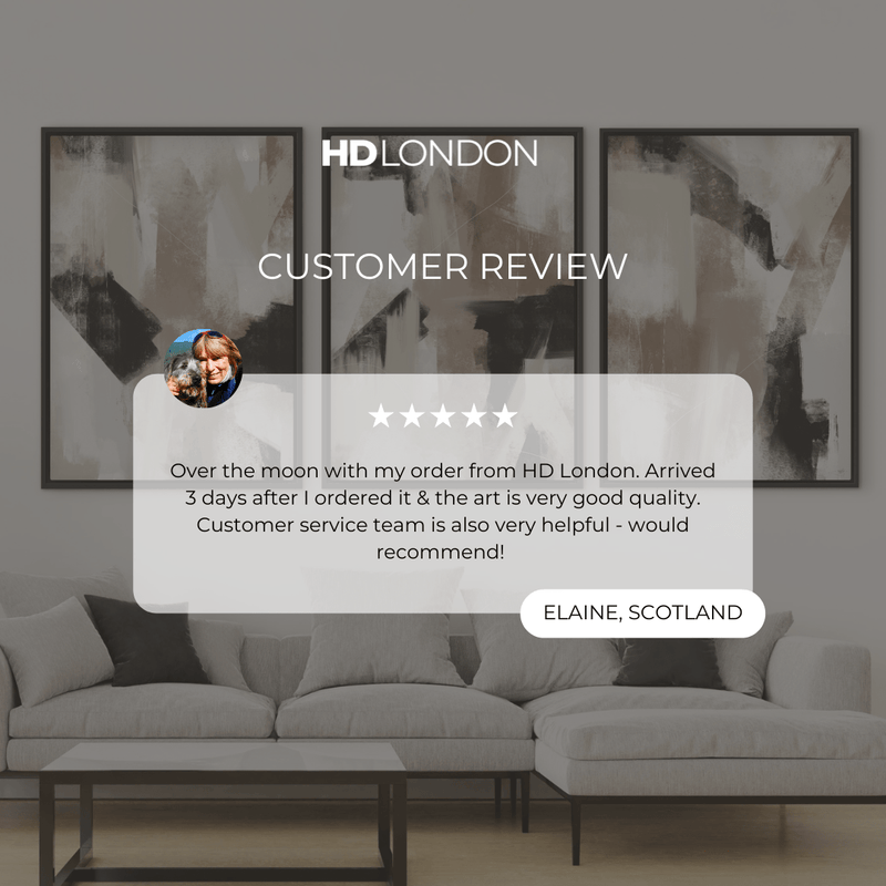 Set of 3 Framed Canvas - Soho Triptych