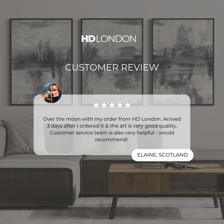 Set of 3 Framed Canvas - Marbella