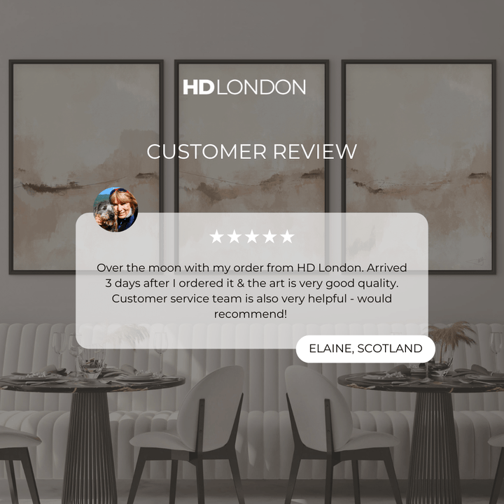 Set of 3 Framed Canvas - Soft Landscapes