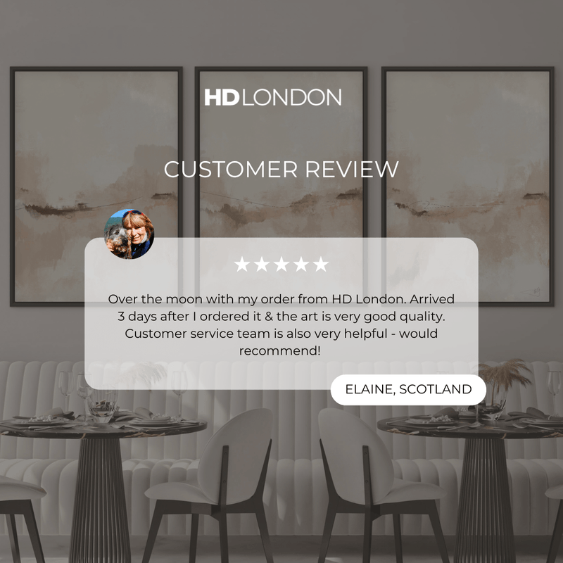 Set of 3 Framed Canvas - Soft Landscapes