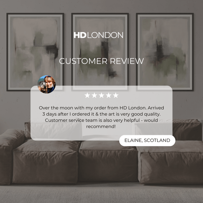 Abstract Art set of 3 prints - Tuscany Green