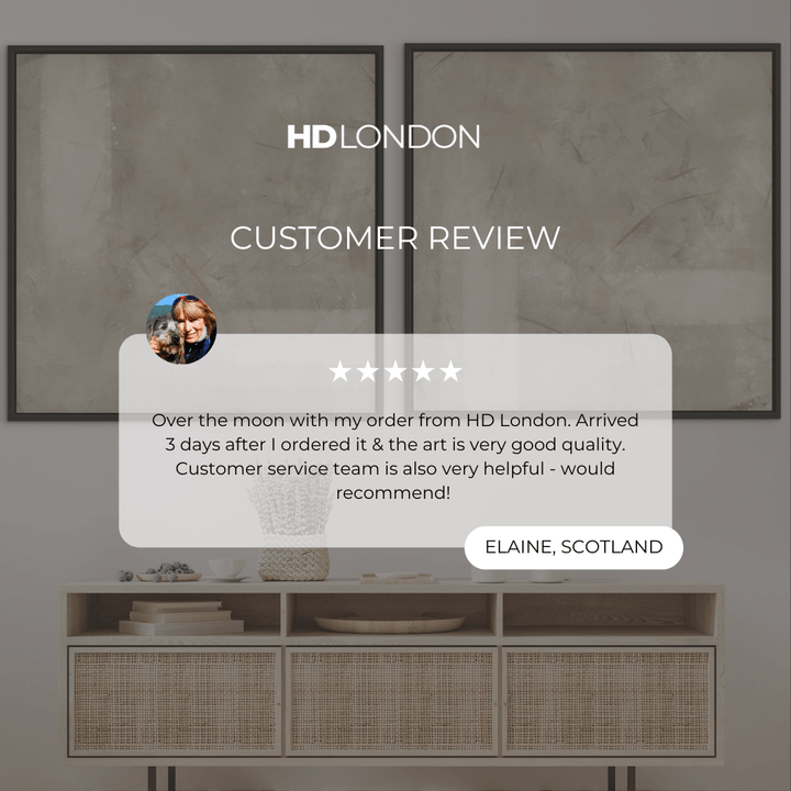 Framed Canvas Set of 2 - Copenhagen Grey