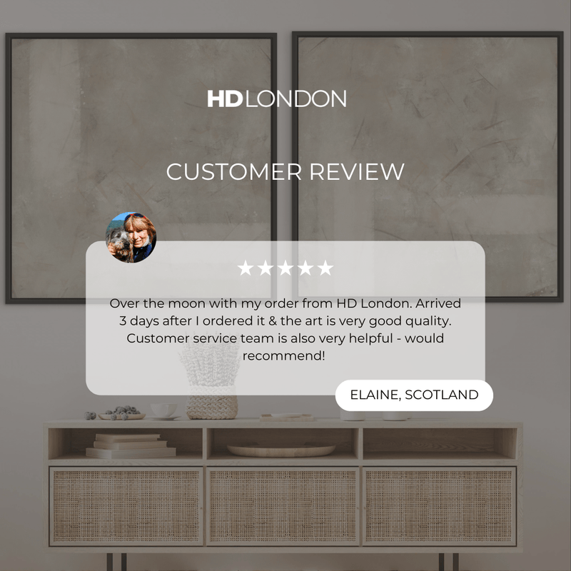 Framed Canvas Set of 2 - Copenhagen Grey