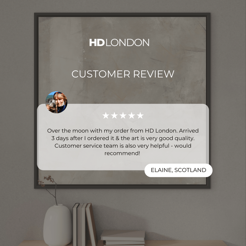 Framed Canvas - Copenhagen Grey