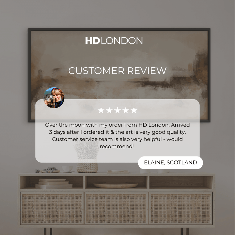 Framed Canvas - Seville Red