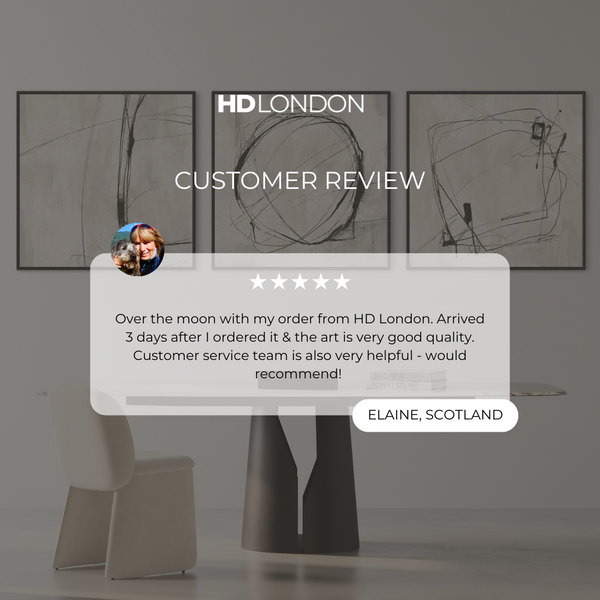 Set of 3 Framed Canvas - Grey Atelier