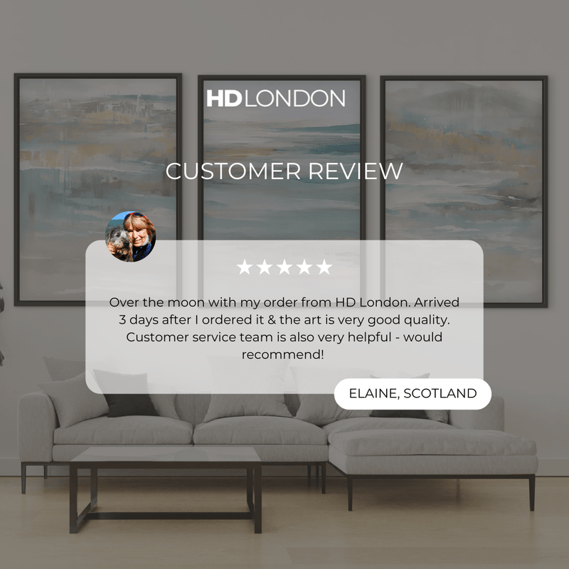 Set of 3 Framed Canvas - Calm Ocean