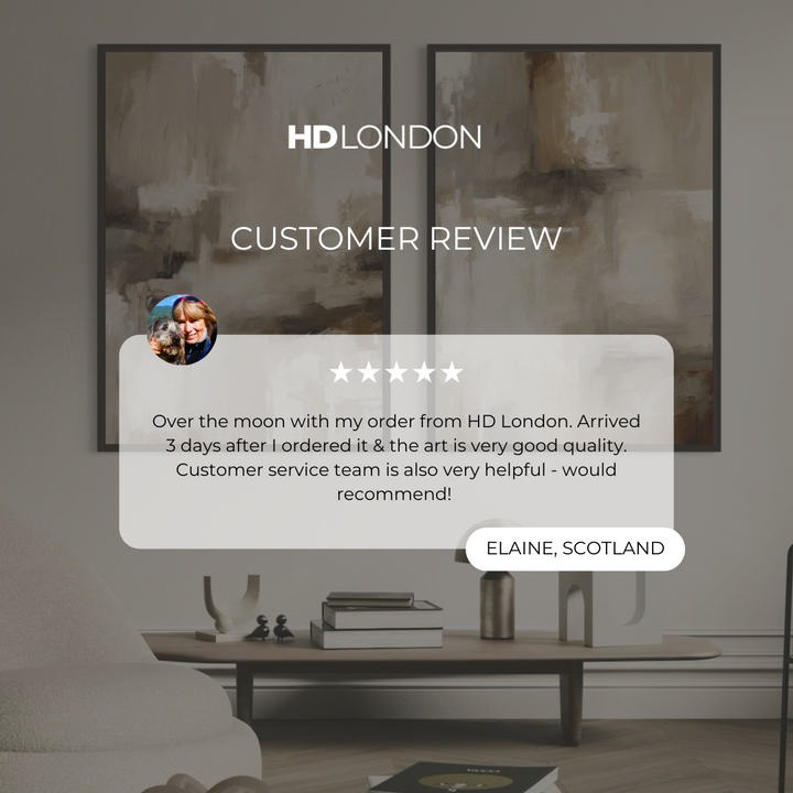 Framed Canvas Set of 2 - Santorini