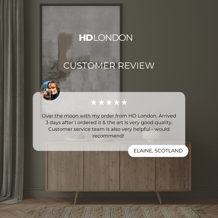 Set of 1 - Abstract Art 'Nude & Grey Clouds'