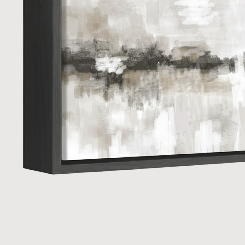 Abstract Canvas Set of 2 - Whisper Grey